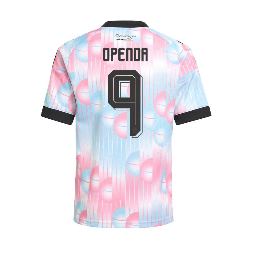 Loïs Openda 9 Youth Belgium National Team 2026 Away Jersey - Light Blue