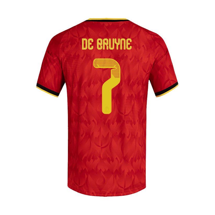 Kevin De Bruyne 7 Belgium National Team 2026 Home Jersey - Red, Men