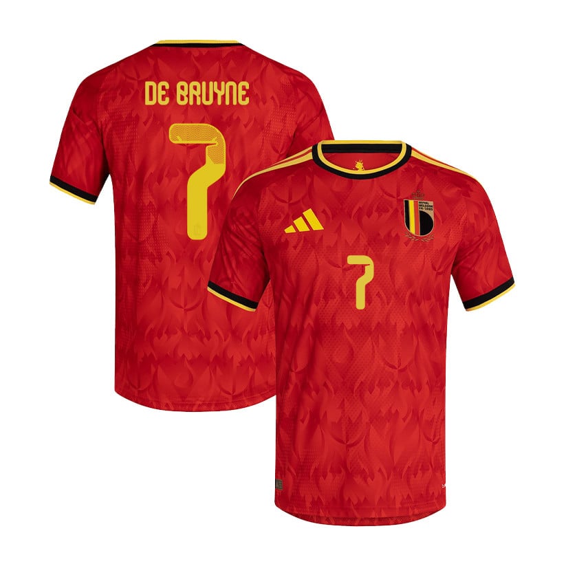Kevin De Bruyne 7 Belgium National Team 2026 Home Jersey - Red, Men