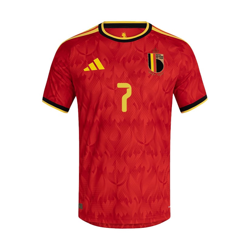 Kevin De Bruyne 7 Belgium National Team 2026 Home Jersey - Red, Men