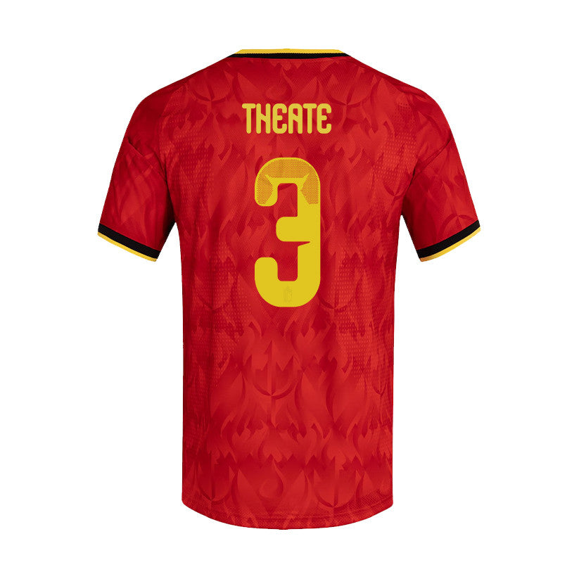 Arthur Theate 3 Belgium National Team 2026 Home Jersey - Red, Men