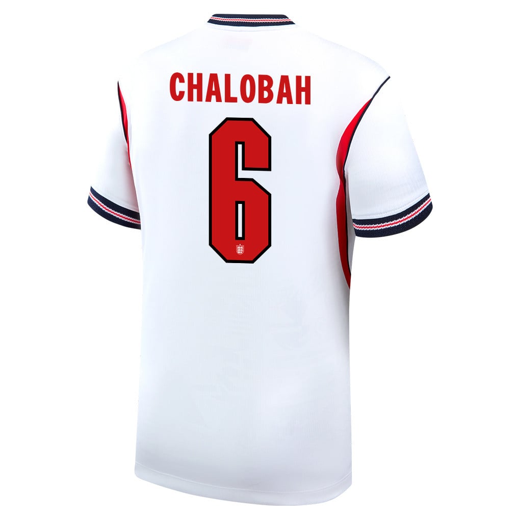 Trevoh Chalobah 6 England National Team 2026 Home Jersey - White, Men