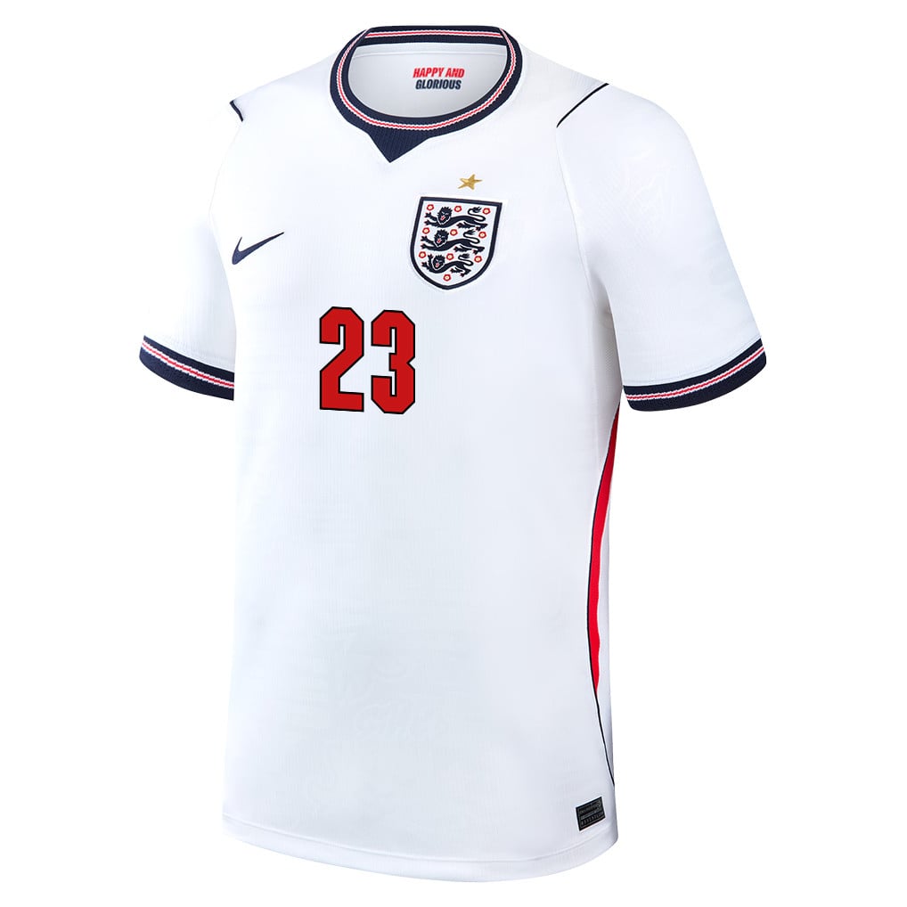 Elliot Anderson 23 England National Team 2026 Home Jersey - White, Men