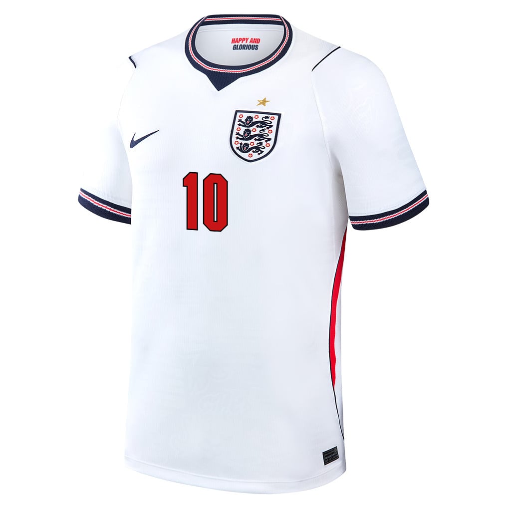 Jude Bellingham 10 England National Team 2026 Home Jersey - White, Men