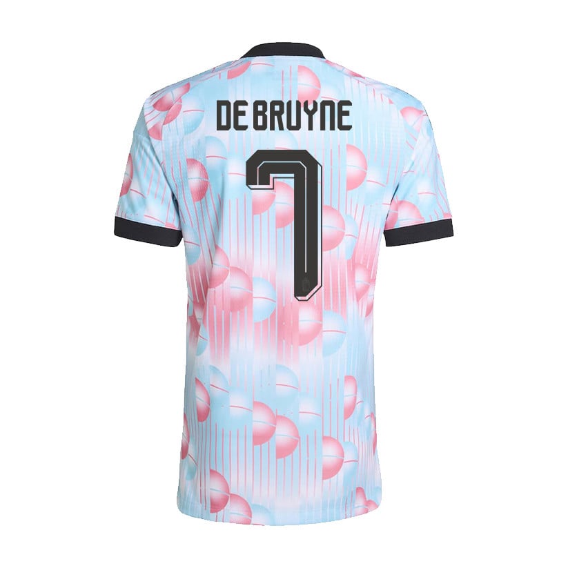 Kevin De Bruyne 7 Belgium National Team 2026 Away Jersey - Light Blue, Men