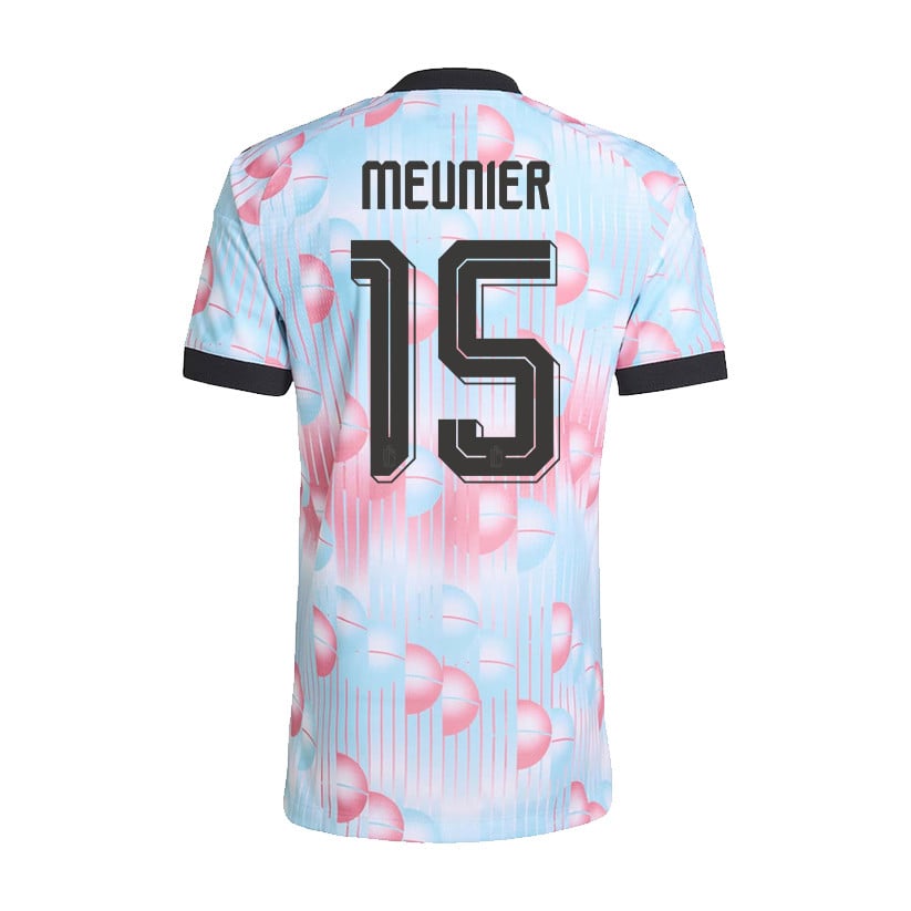 Thomas Meunier 15 Belgium National Team 2026 Away Jersey - Light Blue, Men