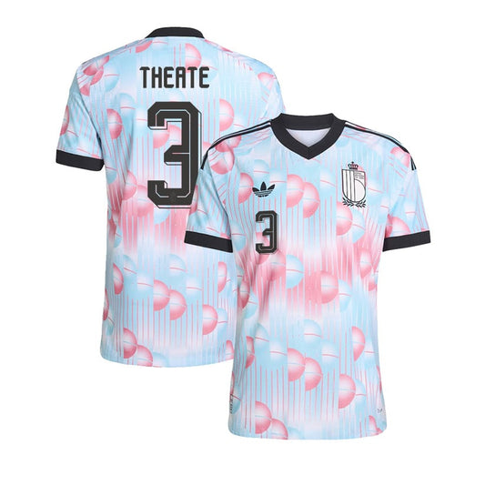 Arthur Theate 3 Belgium National Team 2026 Away Jersey - Light Blue, Men