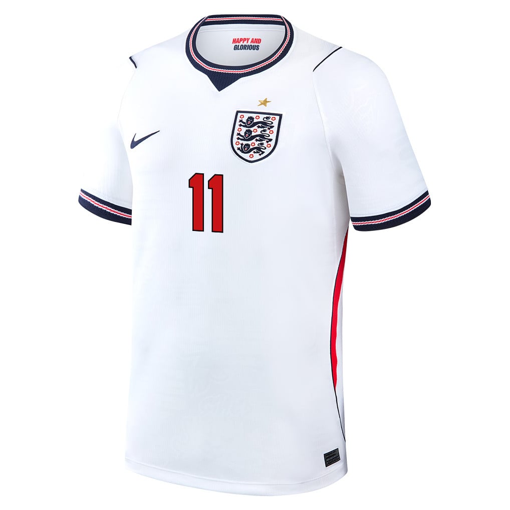 Marcus Rashford 11 England National Team 2026 Home Jersey - White, Men