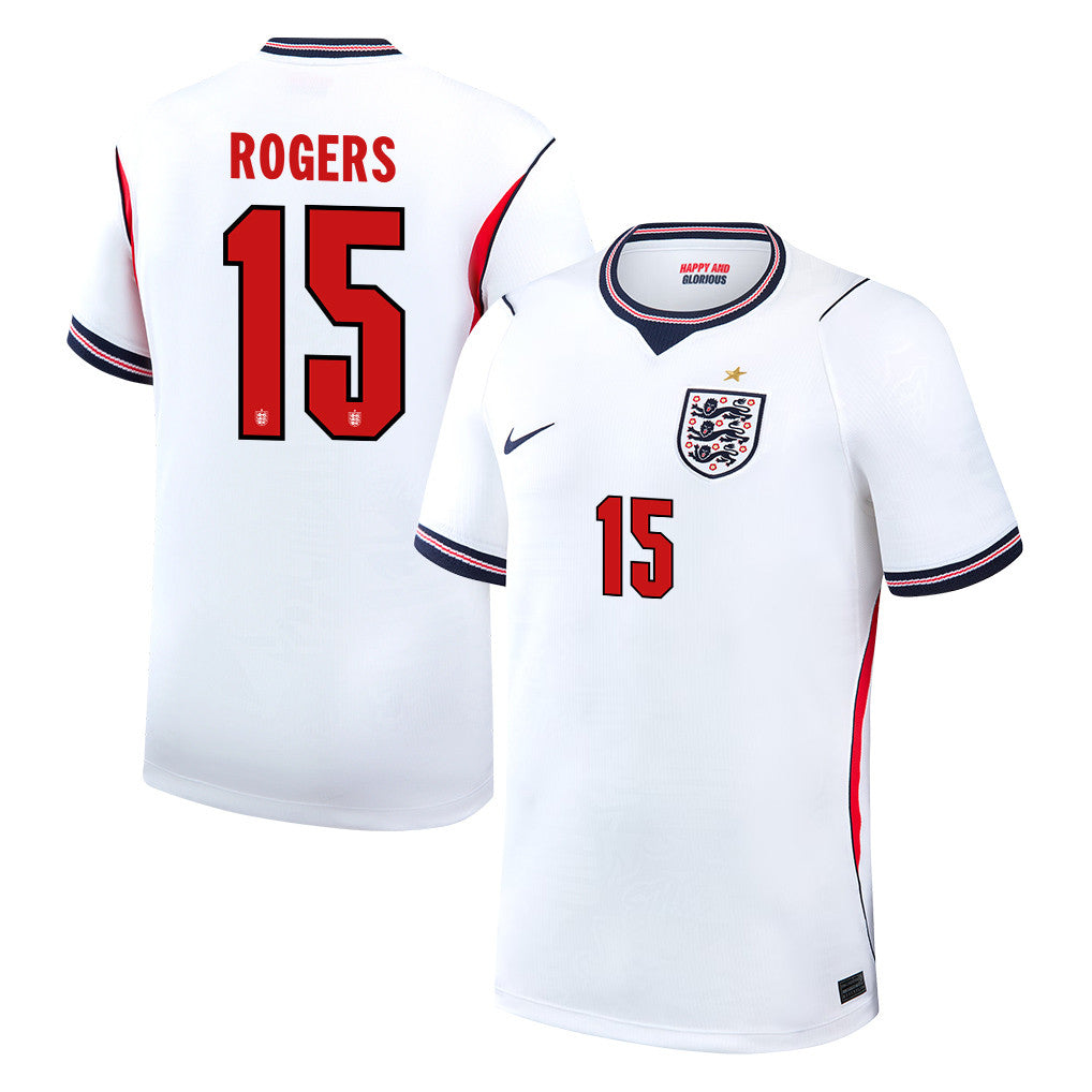 Morgan Rogers 15 England National Team 2026 Home Jersey - White, Men