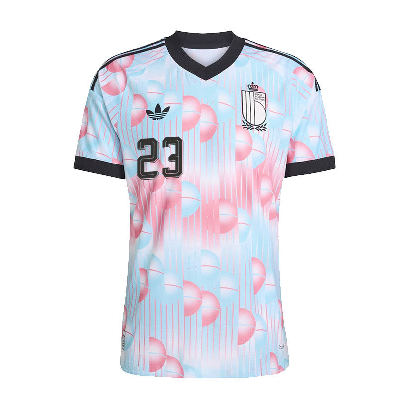 Nicolas Raskin 23 Belgium National Team 2026 Away Jersey - Light Blue, Men