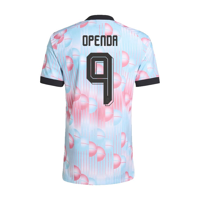 Loïs Openda 9 Belgium National Team 2026 Away Jersey - Light Blue, Men