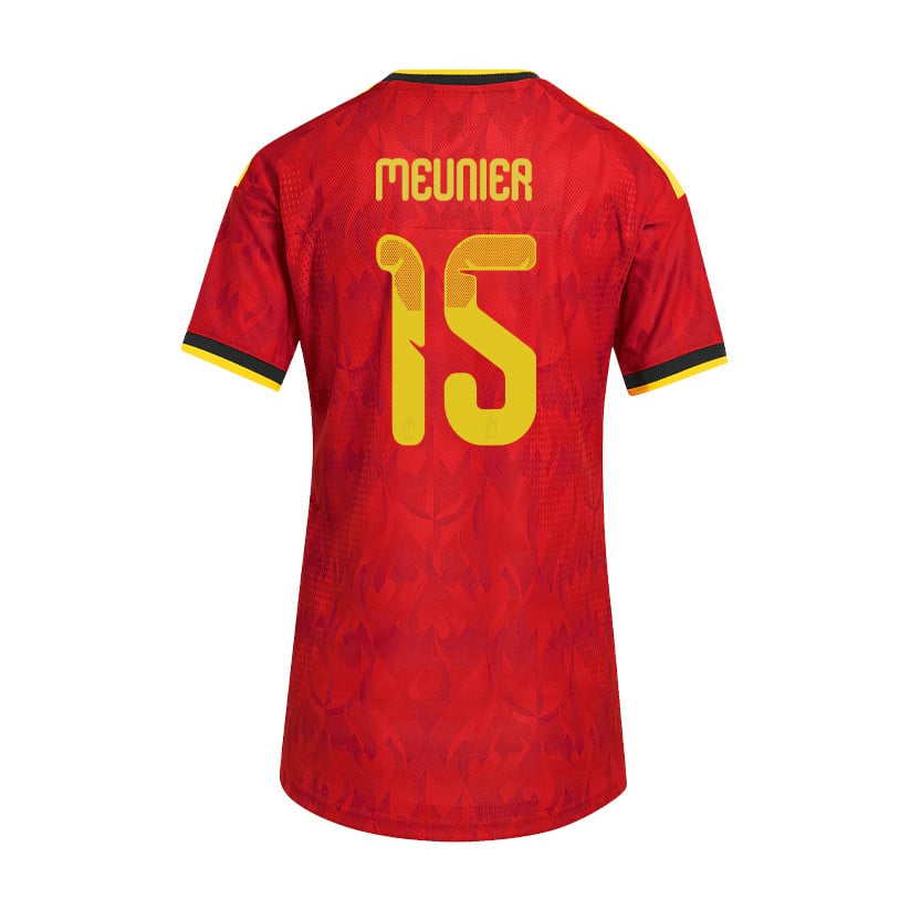Thomas Meunier 15 Women's Belgium National Team 2026 Home Jersey - Red