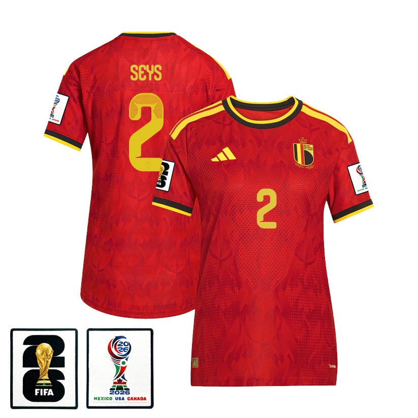 Joaquin Seys 2 Women's Belgium National Team 2026 Home Jersey - Red