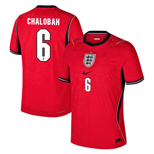 Trevoh Chalobah 6 England National Team 2026 Away Jersey - Red, Men