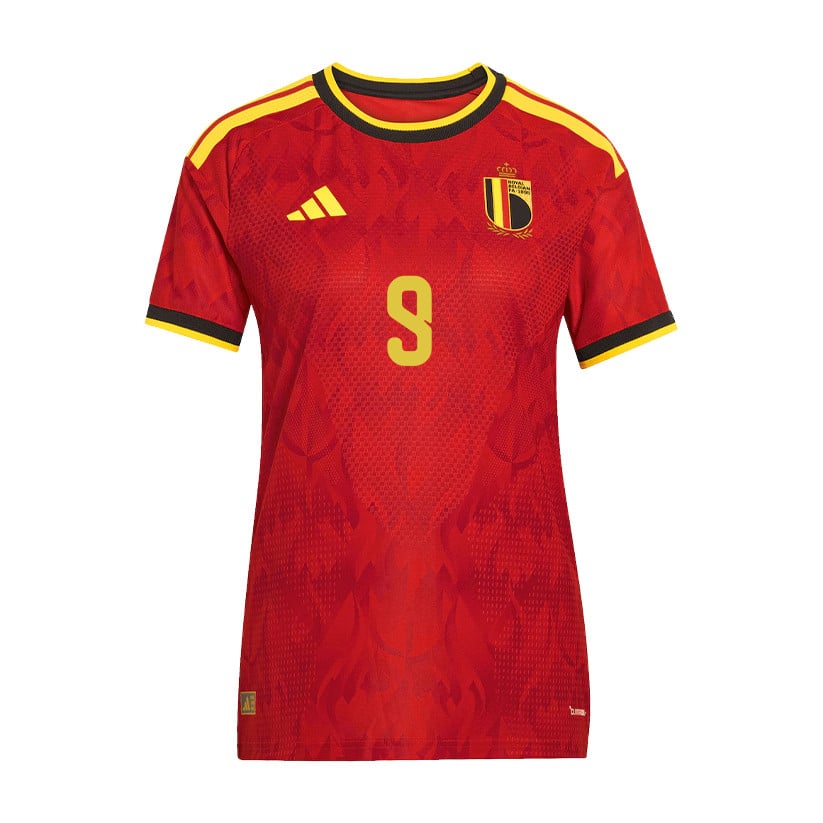 Loïs Openda 9 Women's Belgium National Team 2026 Home Jersey - Red