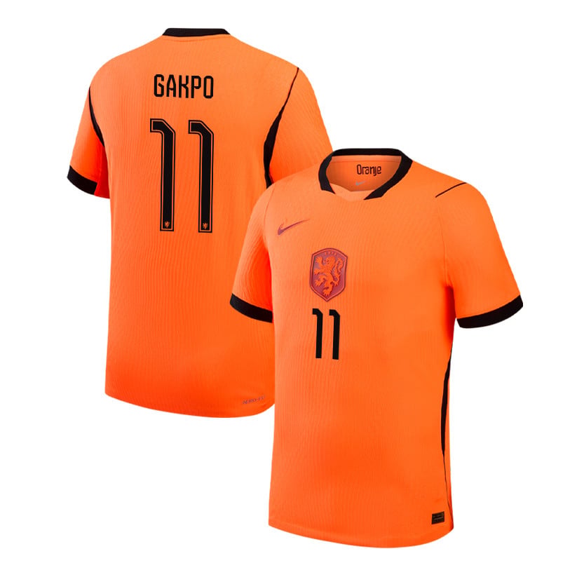Cody Gakpo 11 Netherlands National Team 2026 Home Jersey - Orange, Men