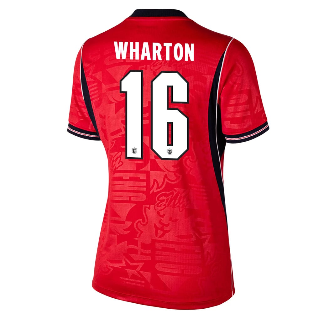 Adam Wharton 16 Women's England National Team 2026 Away Jersey - Red