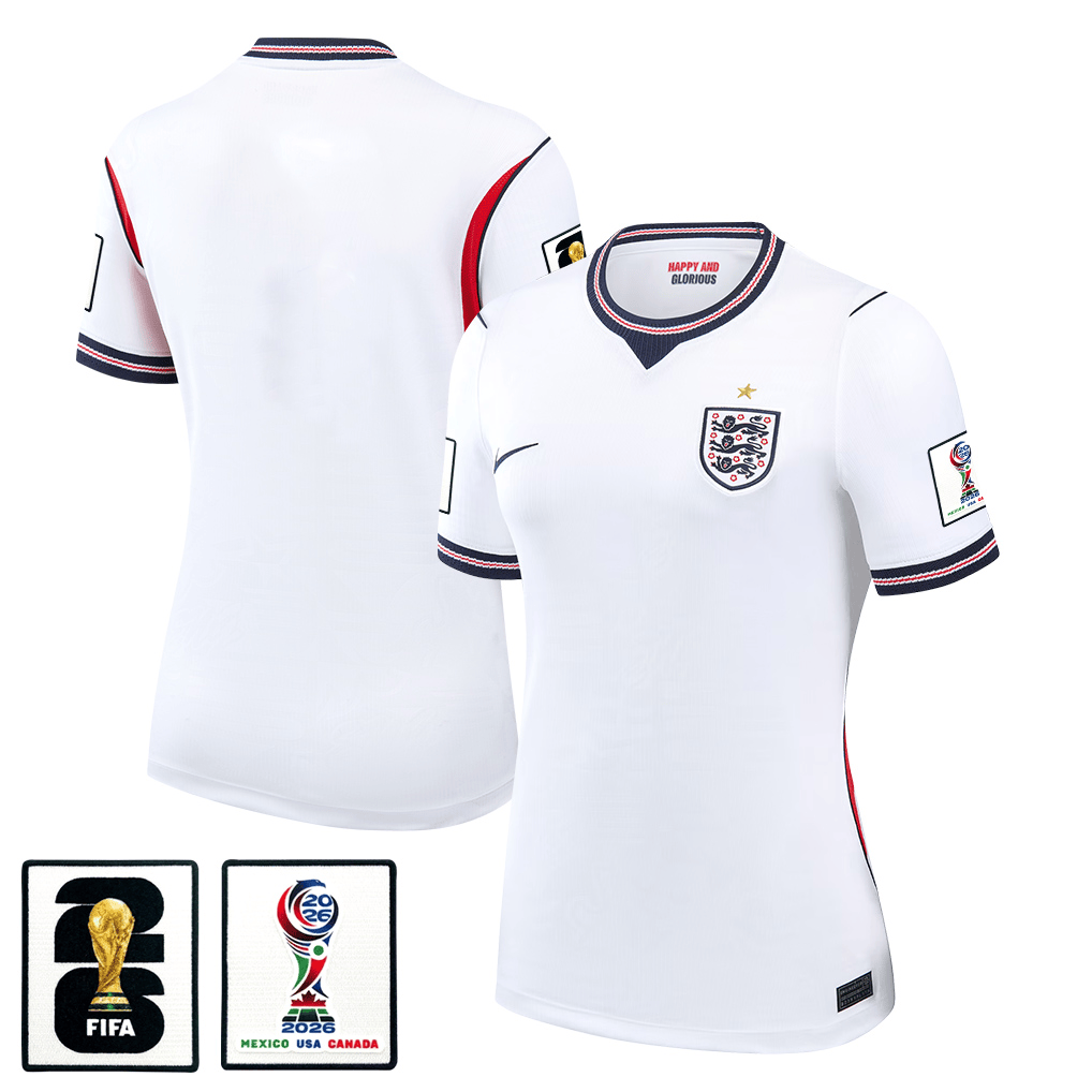 England National Team 2026 Women's Home Jersey - White