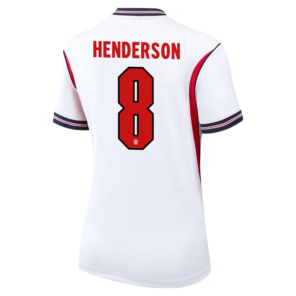 Jordan Henderson 8 Women's England National Team 2026 Home Jersey - White