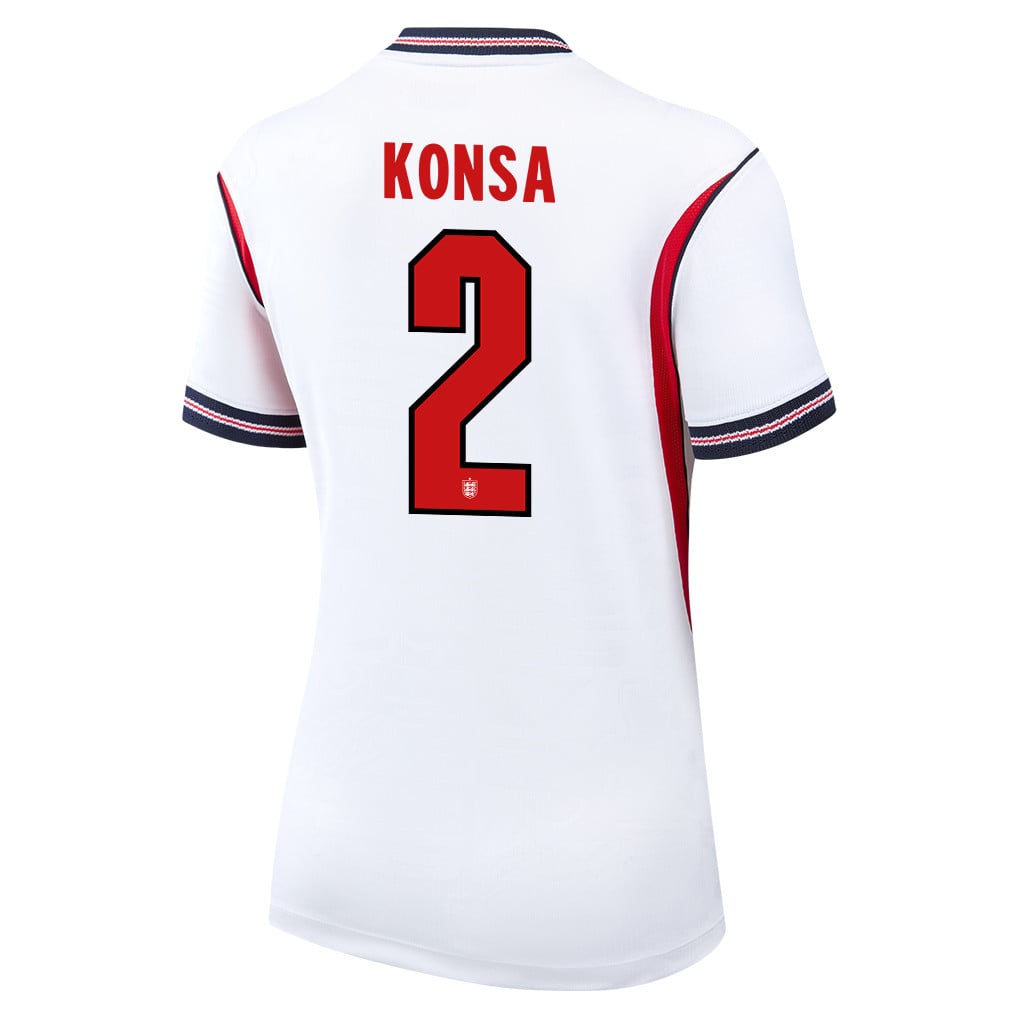 Ezri Konsa 2 Women's England National Team 2026 Home Jersey - White