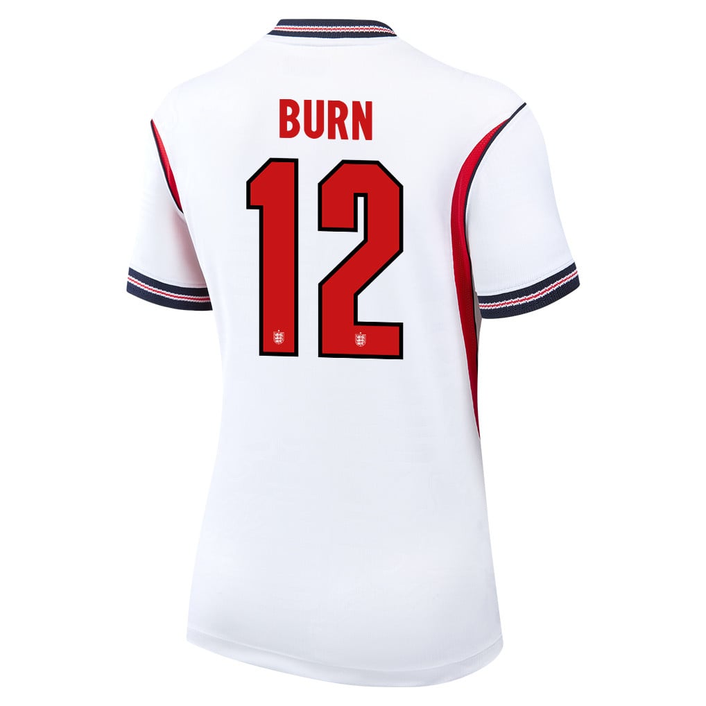Dan Burn 12 Women's England National Team 2026 Home Jersey - White