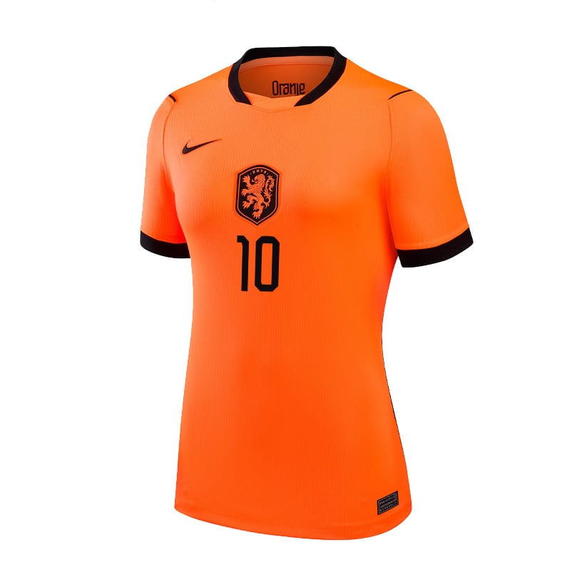 Memphis Depay 10 Women's Netherlands National Team 2026 Home Jersey - Orange