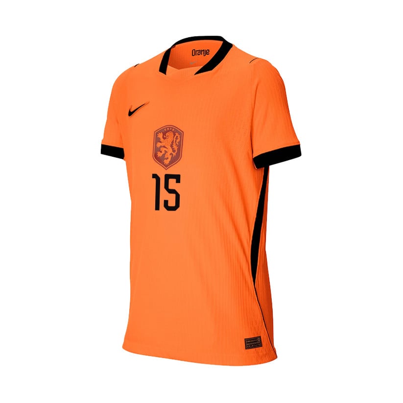 Micky van de Ven 15 Youth Netherlands National Team 2026 Home Jersey - Orange