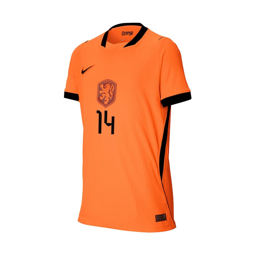 Tijjani Reijnders 14 Youth Netherlands National Team 2026 Home Jersey - Orange