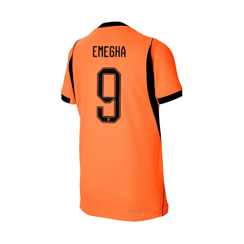 Emmanuel Emegha 9 Youth Netherlands National Team 2026 Home Jersey - Orange