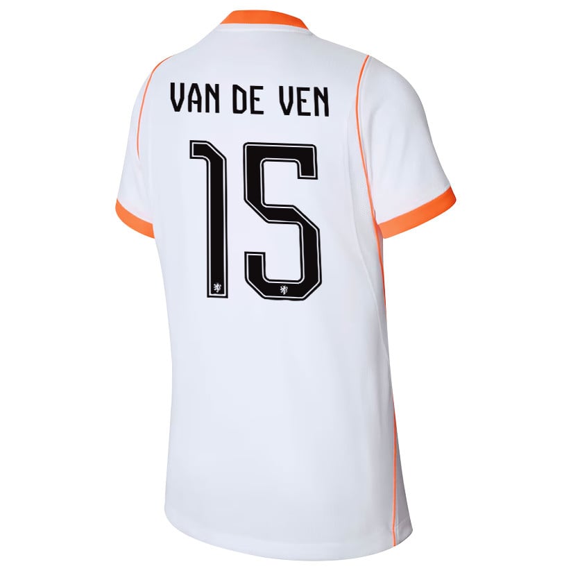Micky van de Ven 15 Youth Netherlands National Team 2026 Away Jersey - White