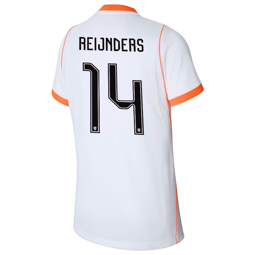 Tijjani Reijnders 14 Youth Netherlands National Team 2026 Away Jersey - White