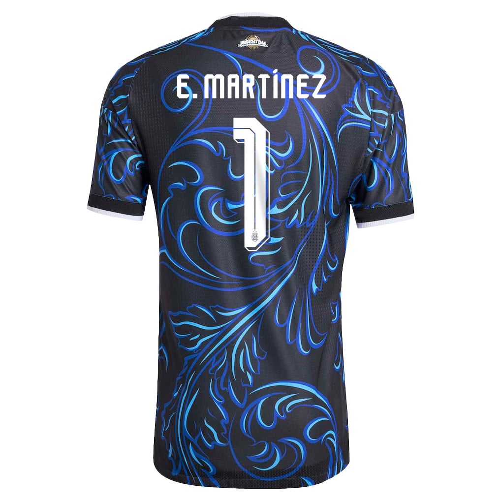 Emiliano Martínez 1 Argentina National Team 2026 Away Jersey - Black, Men