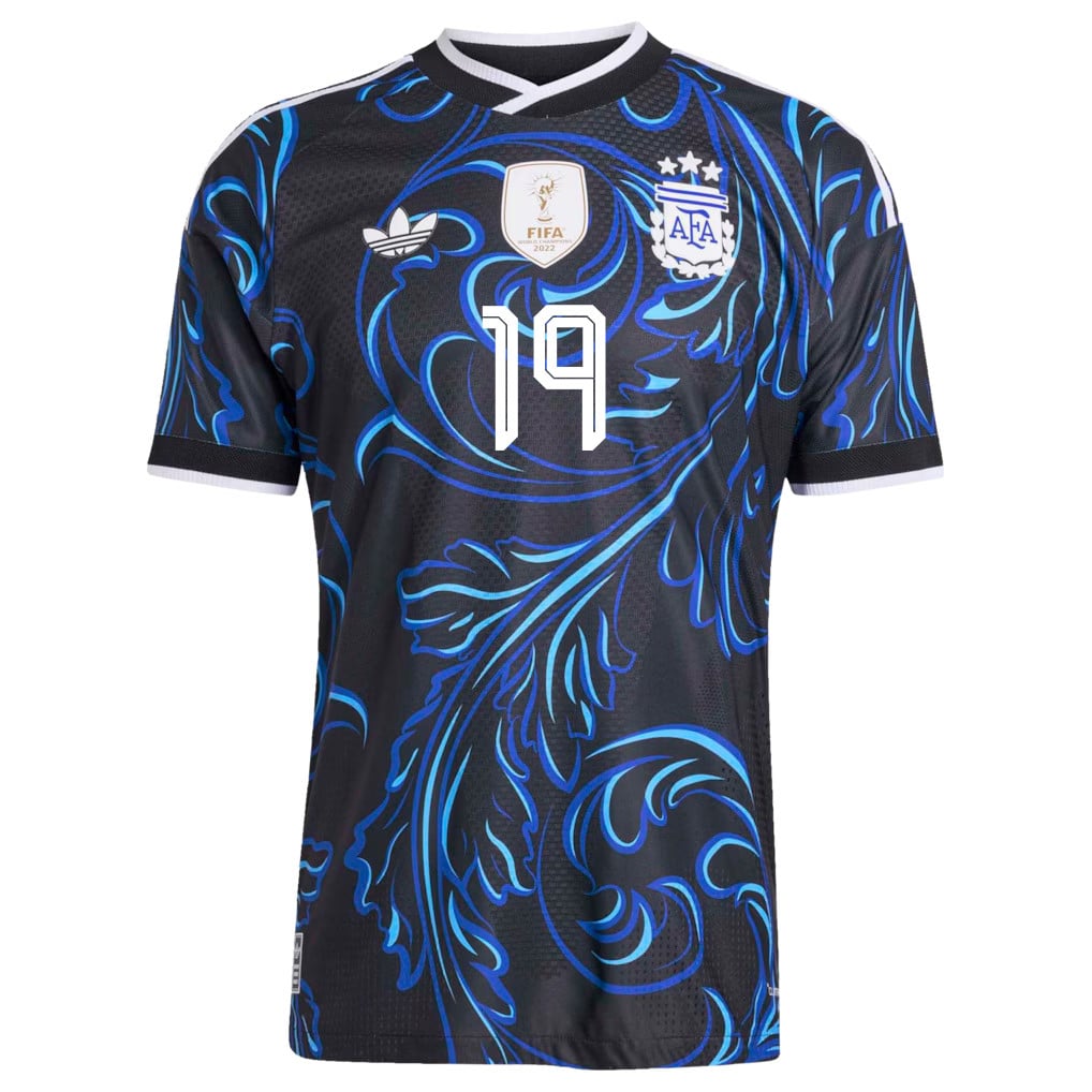 Nicolás Otamendi 19 Argentina National Team 2026 Away Jersey - Black, Men