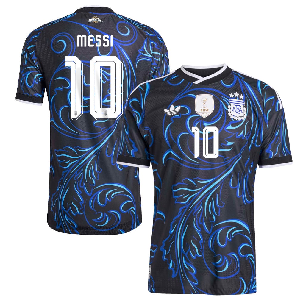 Lionel Messi 10 Argentina National Team 2026 Away Jersey - Black, Men
