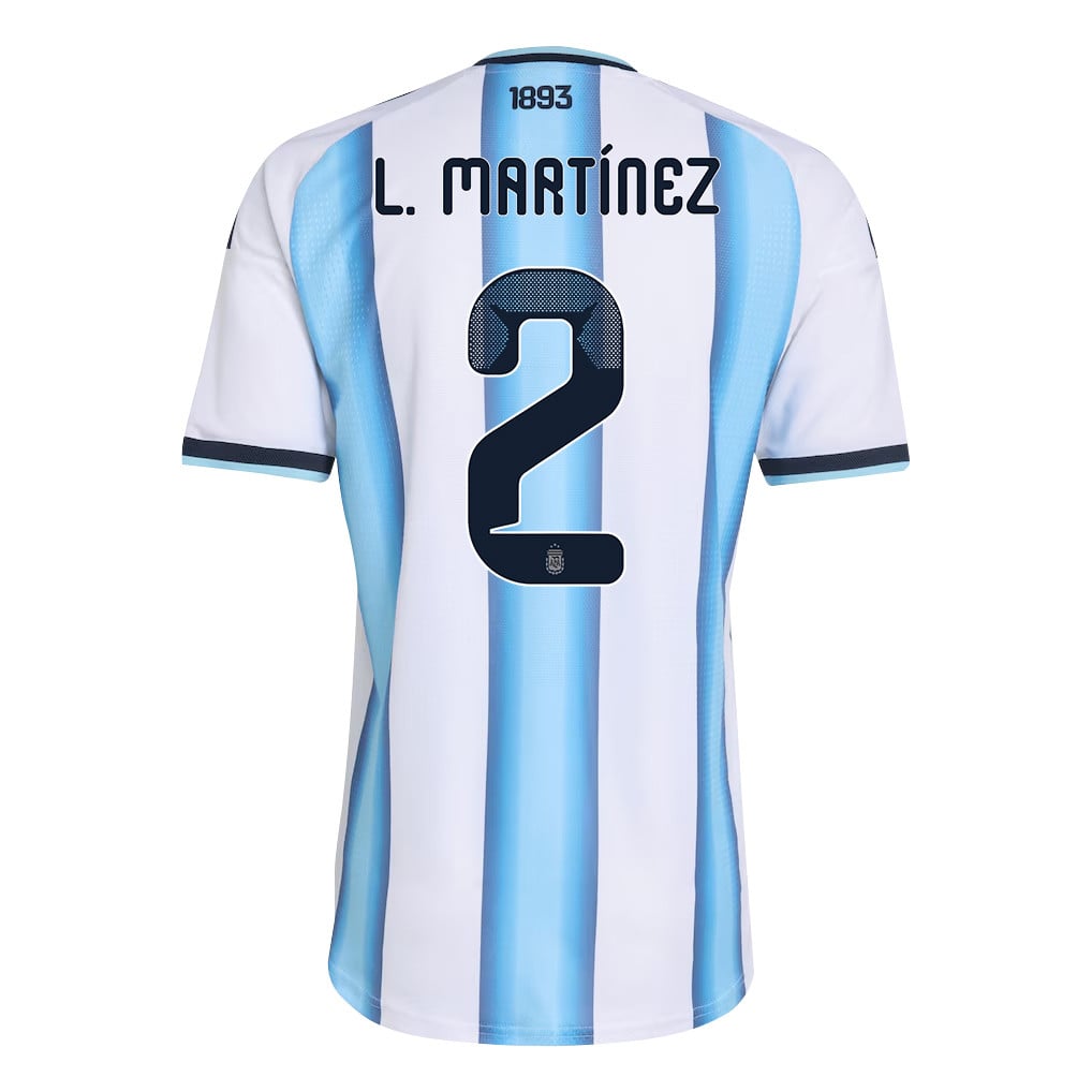 Lucas Martínez Quarta 2 Argentina National Team 2026 Home Jersey - White, Men