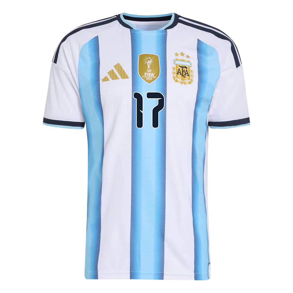 Giuliano Simeone 17 Argentina National Team 2026 Home Jersey - White, Men