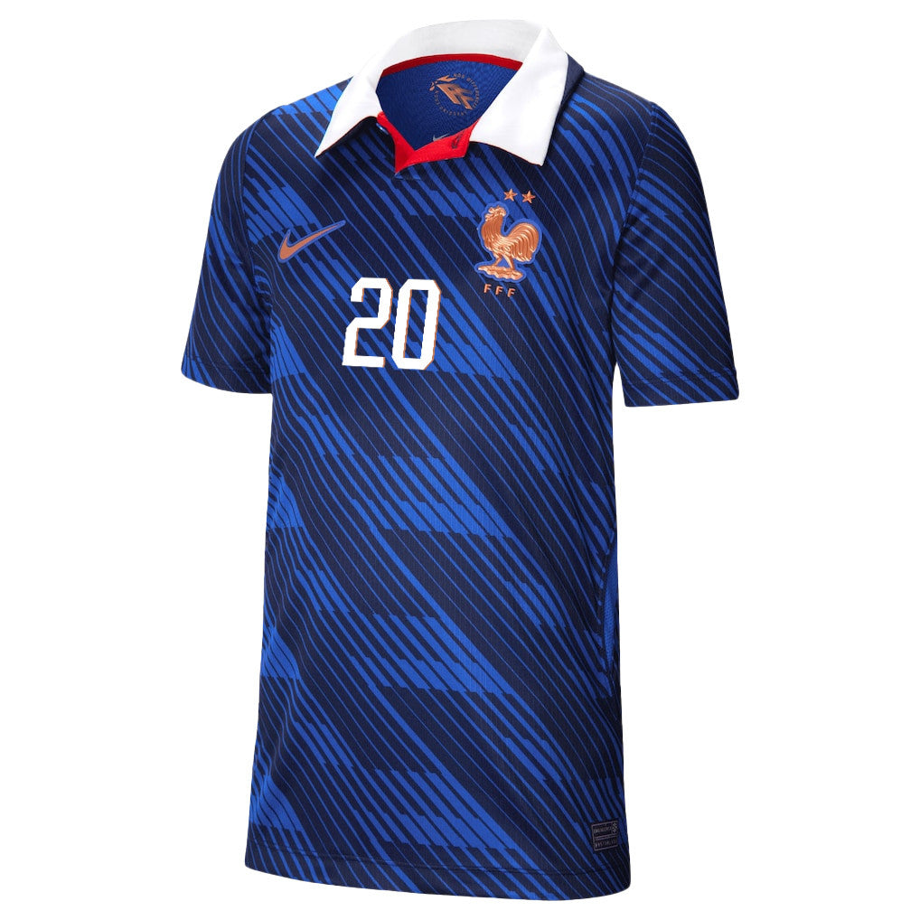 Florian Thauvin 20 Youth France National Team 2026 Home Jersey - Blue