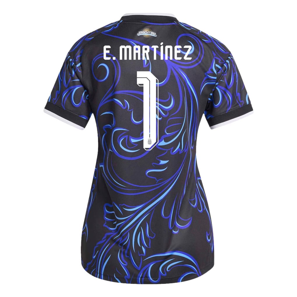 Emiliano Martínez 1 Women's Argentina National Team 2026 Away Jersey - Black