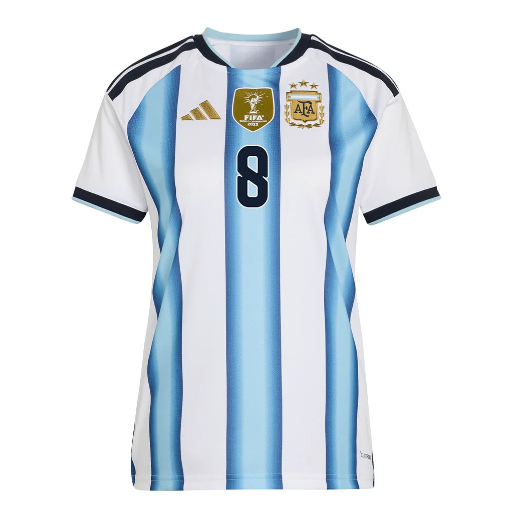 Marcos Acuña 8 Women's Argentina National Team 2026 Home Jersey - White