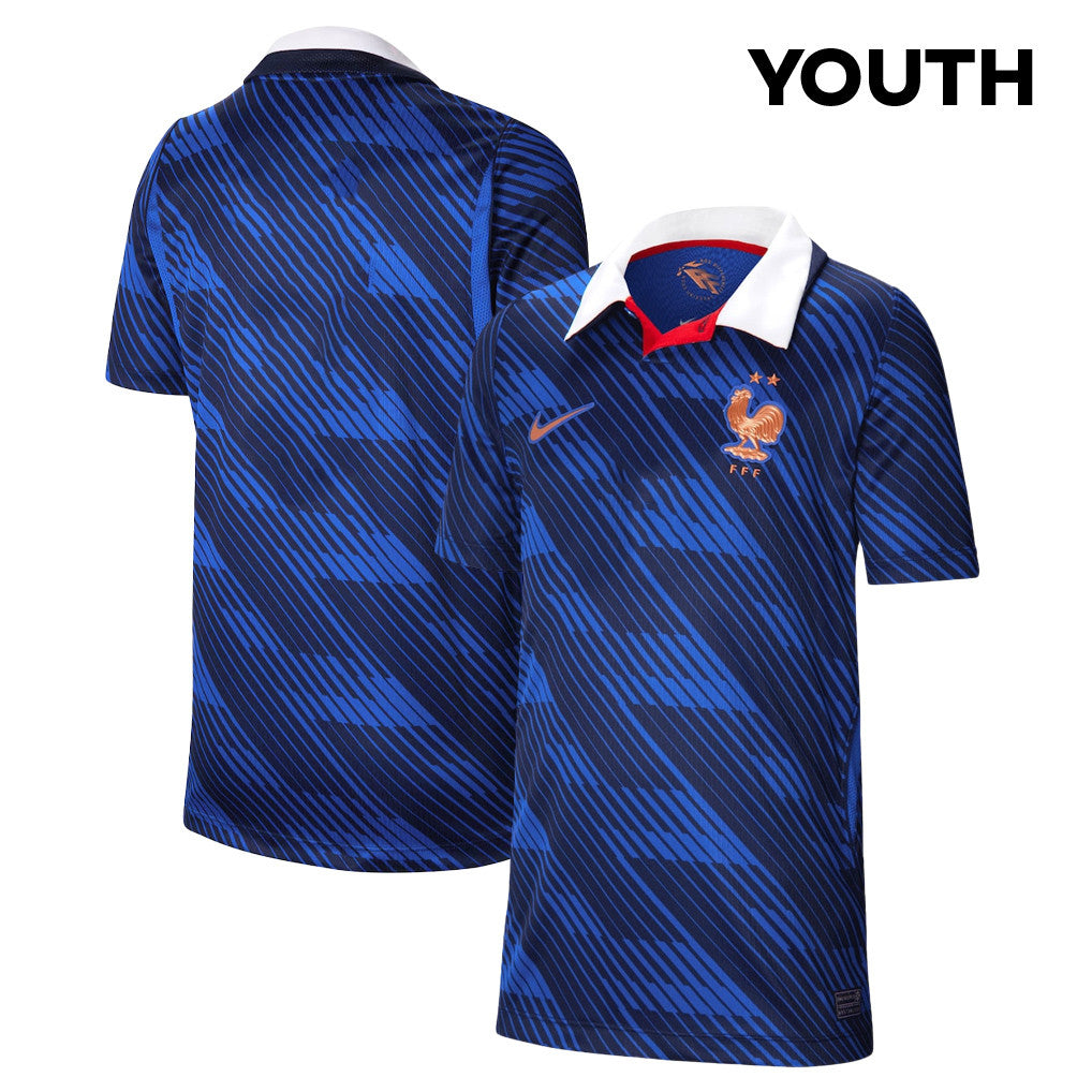 France National Team 2026 Youth Home Jersey - Blue