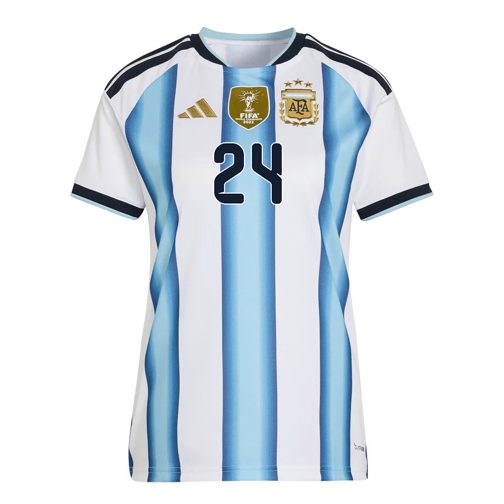 Enzo Fernández 24 Women's Argentina National Team 2026 Home Jersey - White