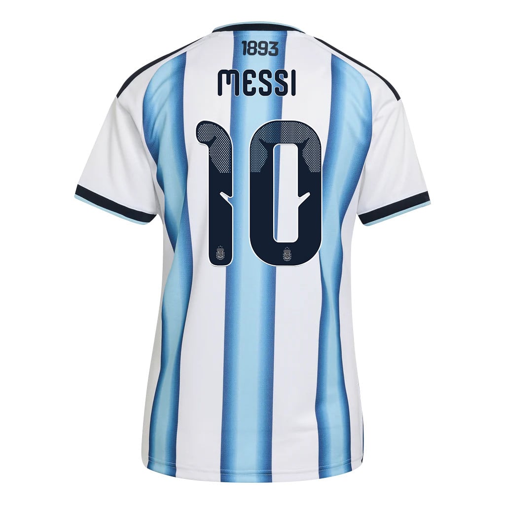 Lionel Messi 10 Women's Argentina National Team 2026 Home Jersey - White