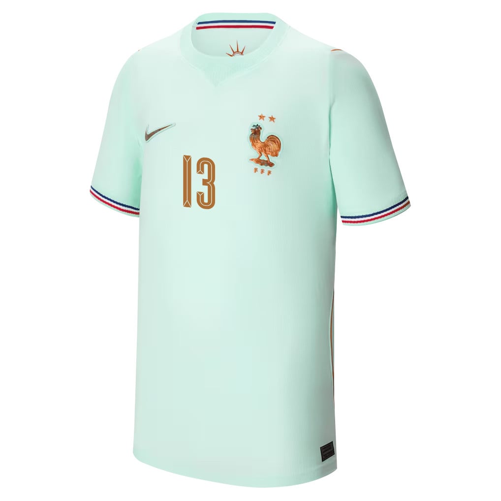 N'Golo Kanté 13 Youth France National Team 2026 Away Jersey - Green