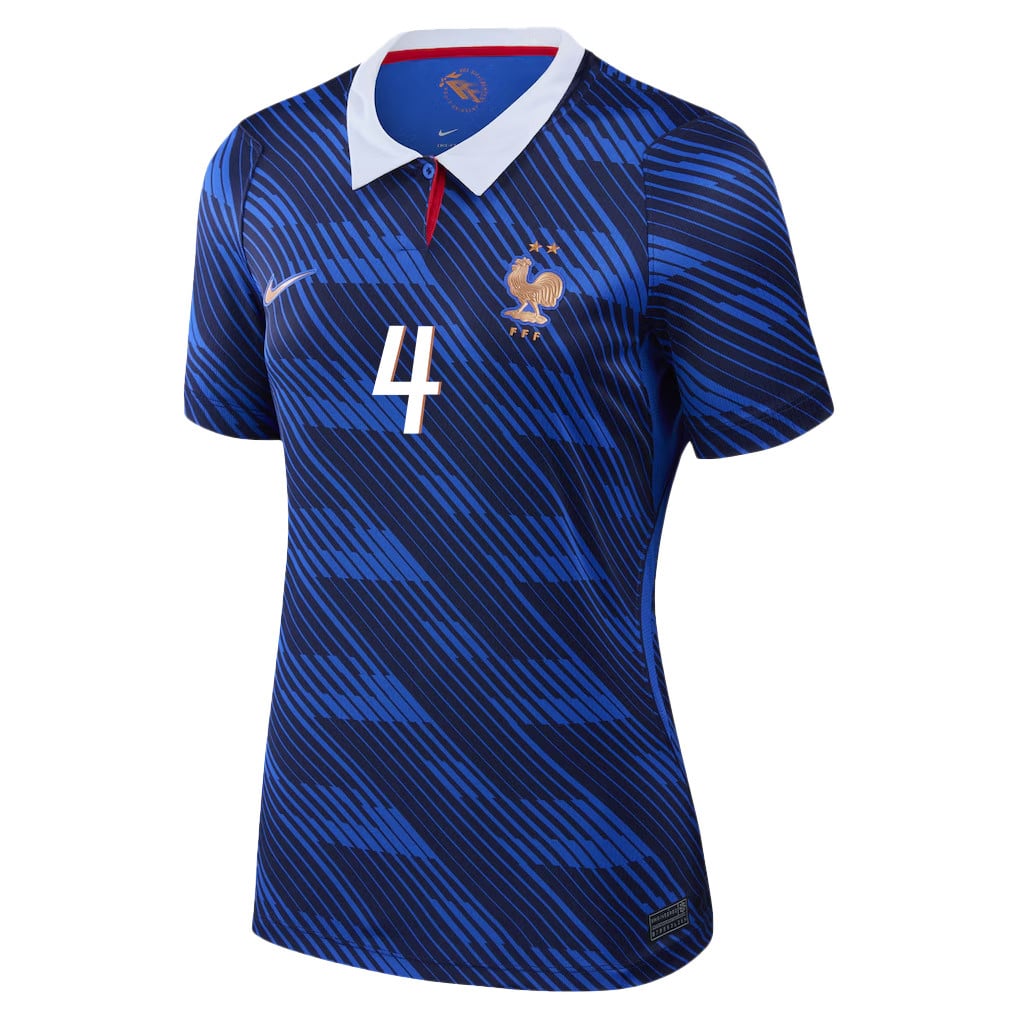Dayot Upamecano 4 Women's France National Team 2026 Home Jersey - Blue