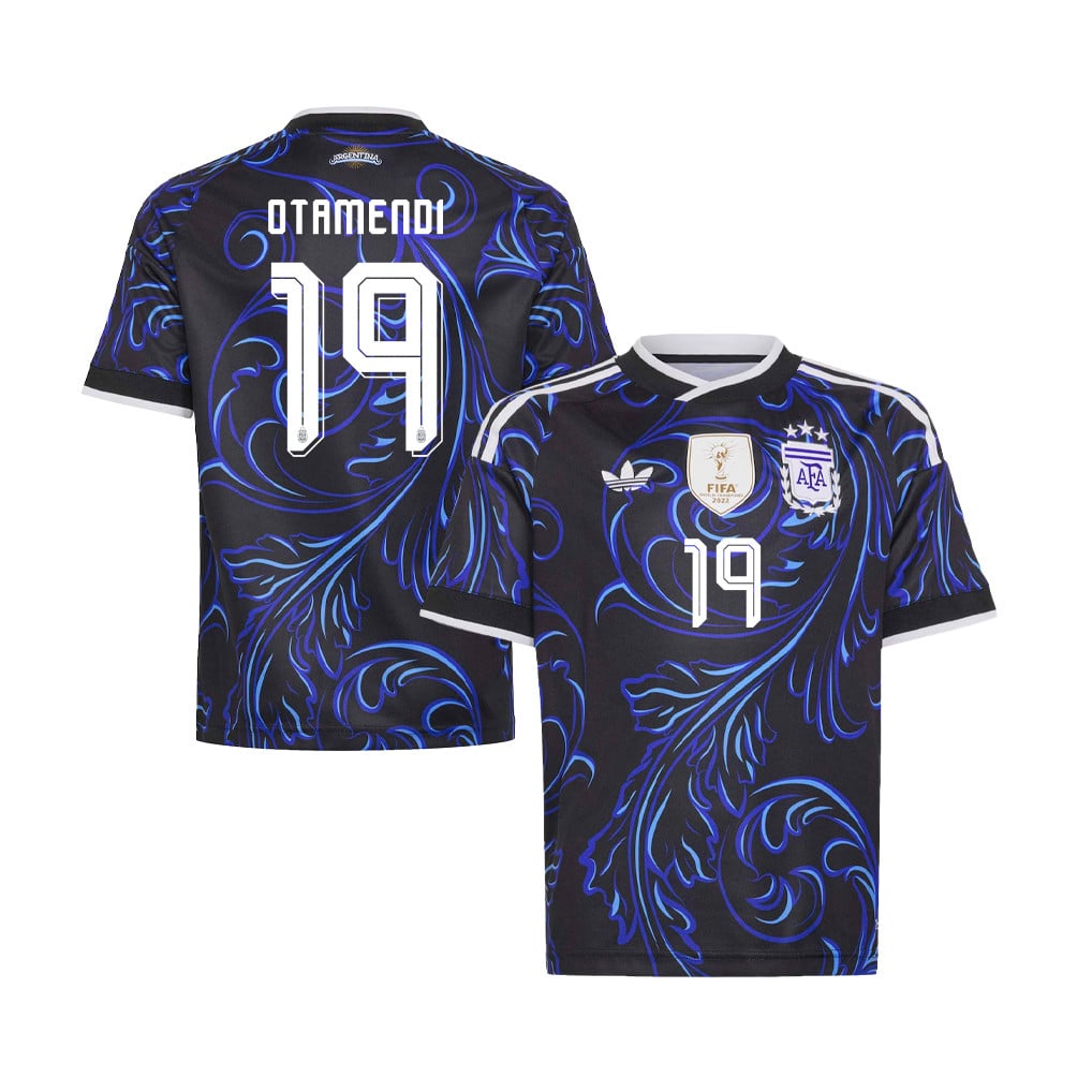 Nicolás Otamendi 19 Youth Argentina National Team 2026 Away Jersey - Black