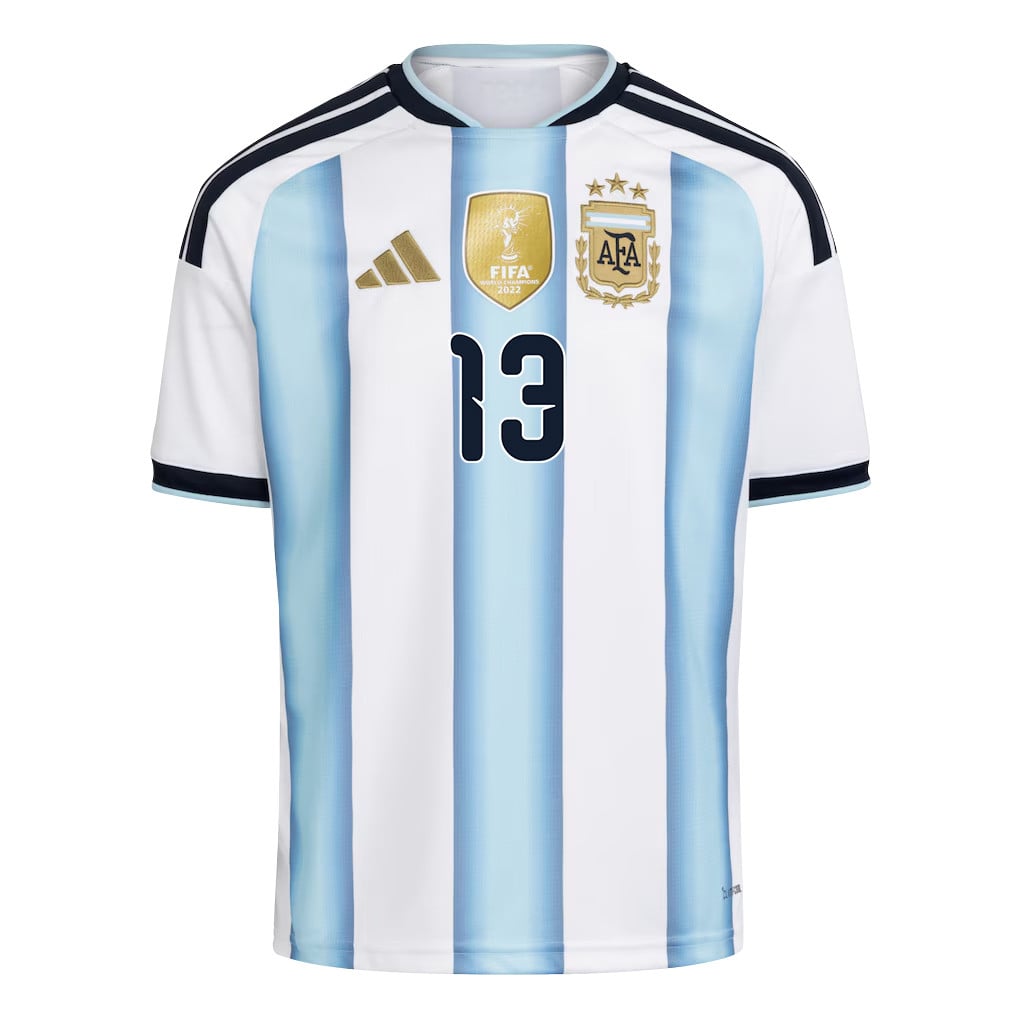 Cristian Romero 13 Youth Argentina National Team 2026 Home Jersey - White