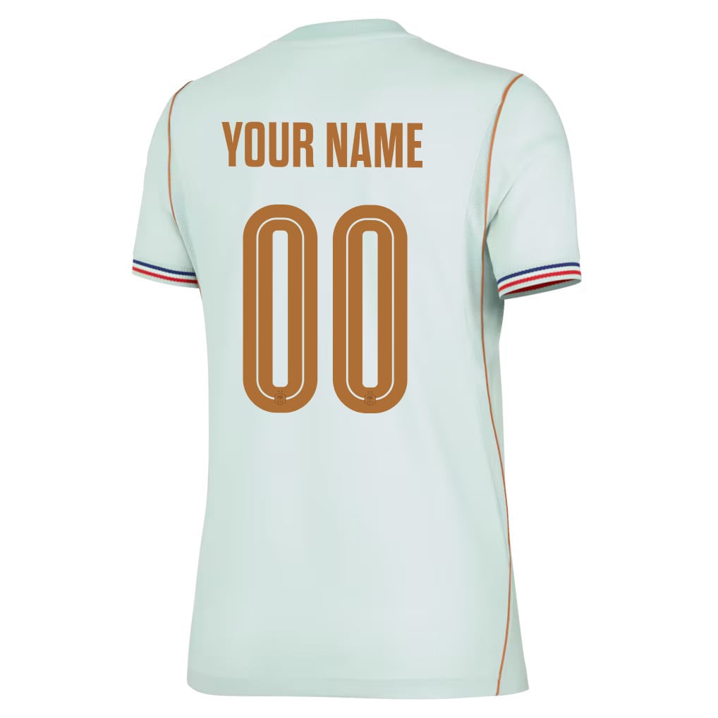 France National Team 2026 Women's Away Jersey - Personalized - Green
