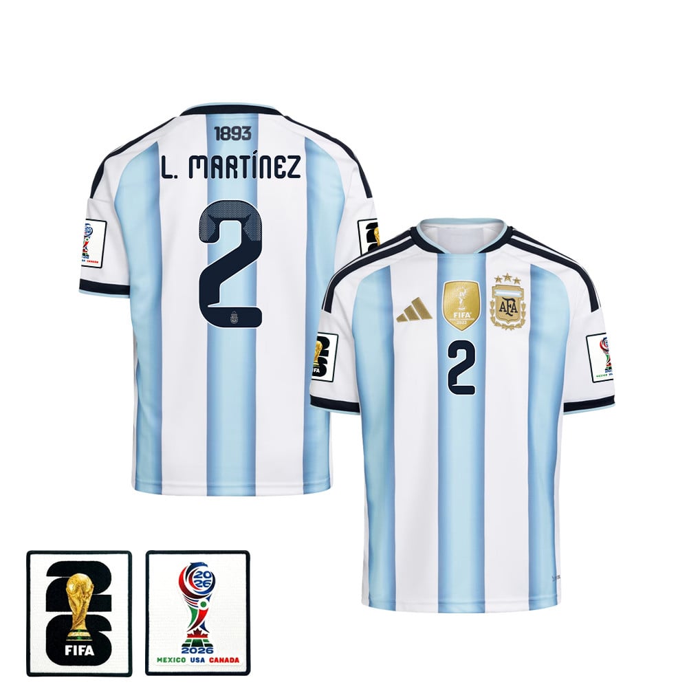 Lucas Martínez Quarta 2 Youth Argentina National Team 2026 Home Jersey - White