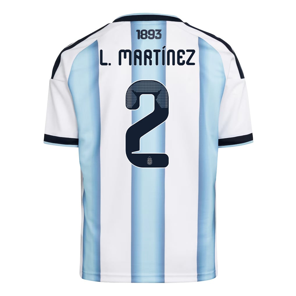Lucas Martínez Quarta 2 Youth Argentina National Team 2026 Home Jersey - White