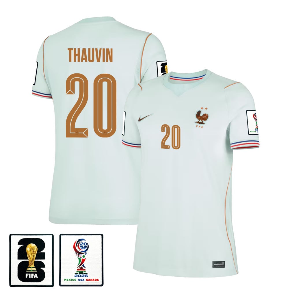 Florian Thauvin 20 France National Team 2026 Women's Away Jersey - Green